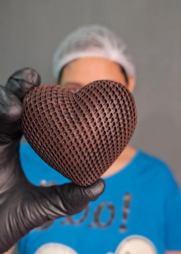 🩷100grams Plain  Chocolate Heart